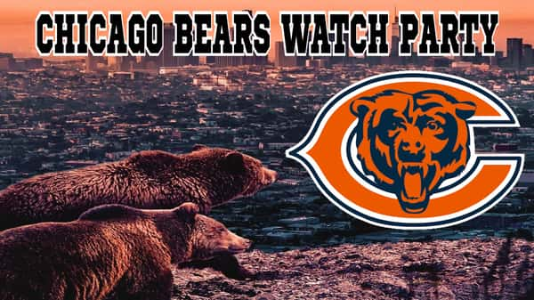 Bears vs. Buccaneers - Sunday - Oct. 24 3:25pm - Evviva! Bar & Eatery -  Serving Salerno's Pizza