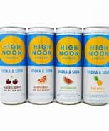 High Noon Sun Sips, Selzer, Various Flavors, California - ABV: 5%