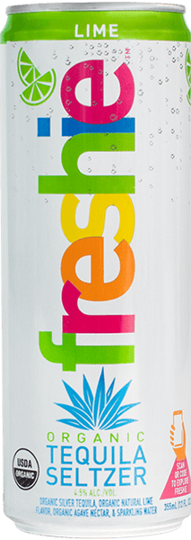 Freshie, Organic Tequila Seltzer, Lime, ABV: 4.5%