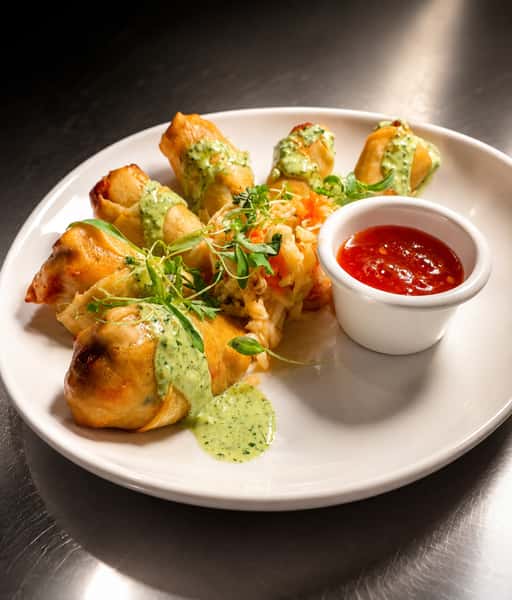 Chicken Banh Mi Spring Rolls