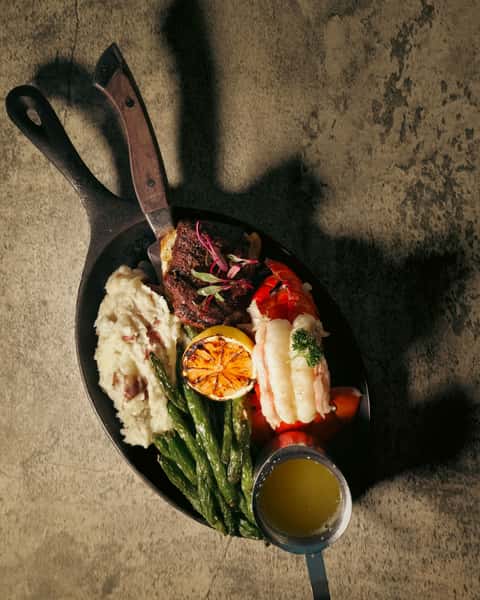 Petite Filet and Lobster Tail