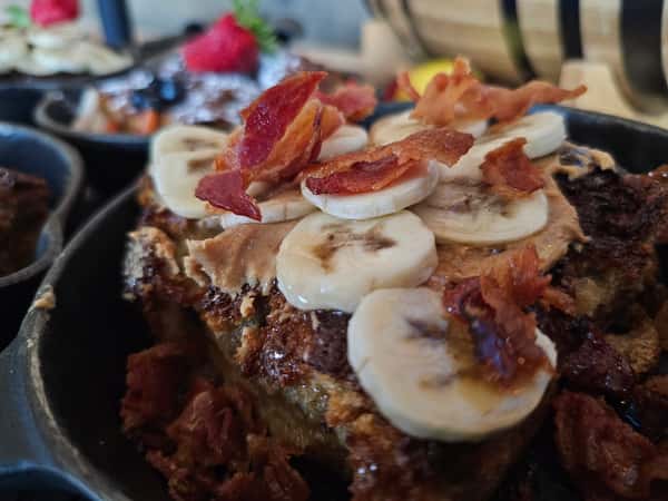 The Boardwalk Elvis French Toast Bread Pudding