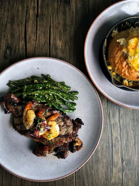 NY Strip & Shrimp