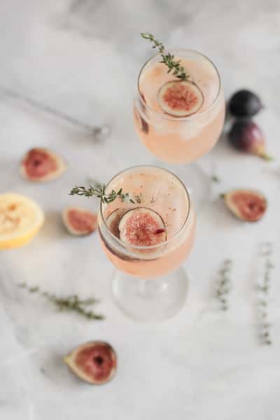 cocktails on the table