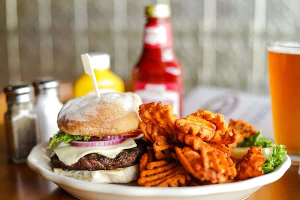 Pub Burger - Menu - Thirsty Whale Tavern - Tavern in Bar Harbor, ME