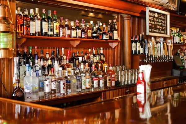 bar area