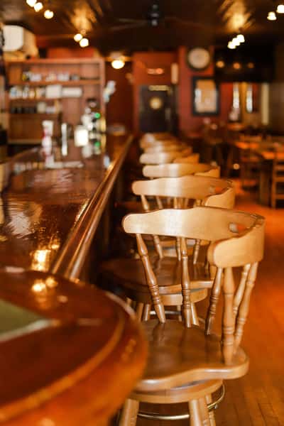 bar area