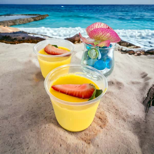 Mango Coconut Panna Cotta
