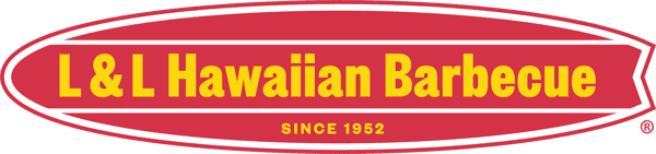 L&L Hawaiian Barbecue Since 1952 - surfboard logo