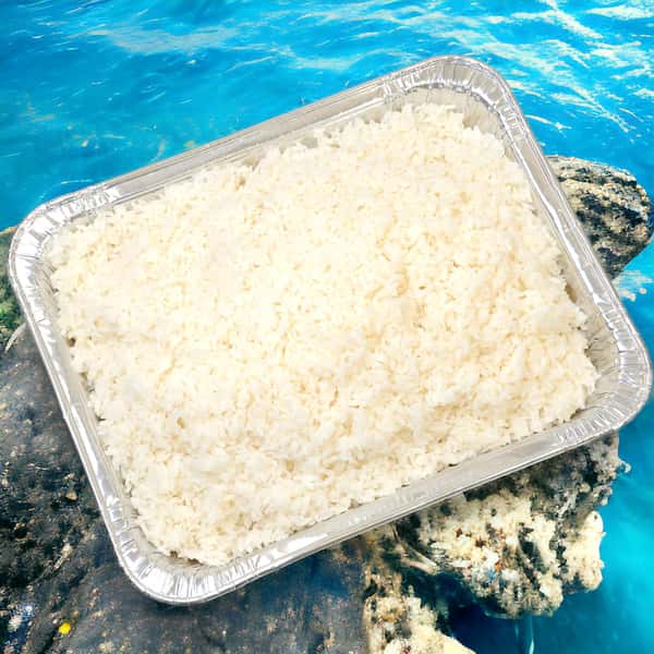 White Rice Tray