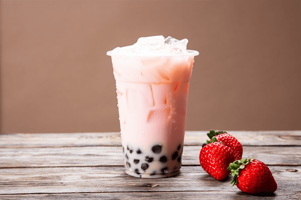 Strawberry Jasmine Milk Tea