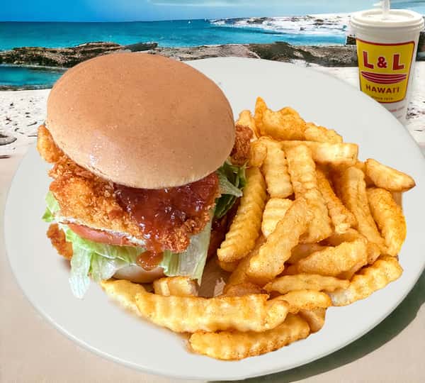 Chicken Katsu Sandwich Combo