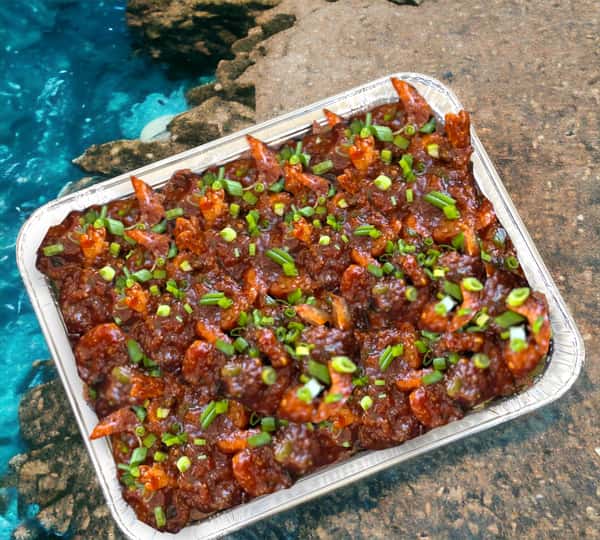Chili Garlic Shrimp Tray