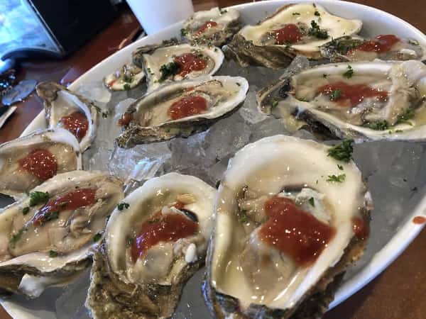 Oysters Beverages Palms Fish Camp Restaurant Seafood Restaurant