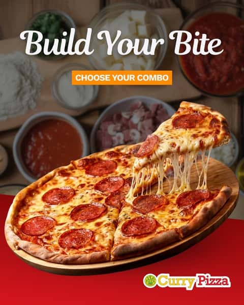 Your pizza, your rules. 🍕 Create Your Own Pizza and make the combination you've been thinking about.
Pick your favorites and build it your way!