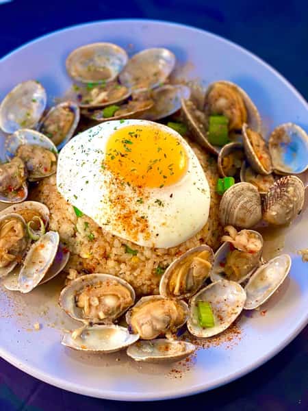 SWEET BABY CLAM with EGG FRIED RICE