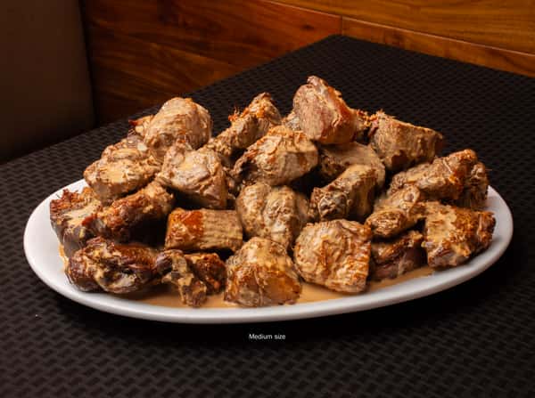 Masas de Puerco bbq Catering Tray BBQ | BBQ Pork Chunks