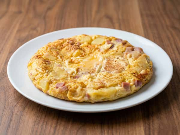 Tortilla de Jamón y Queso / Ham and Cheese omelette