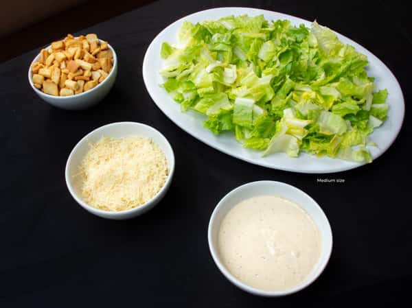 Ensalada César Tray Catering | Caesar Salad
