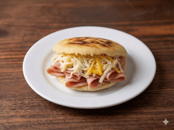 Arepa de Jamón / Ham Arepa