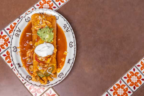 Arroz Con Pollo Burrito