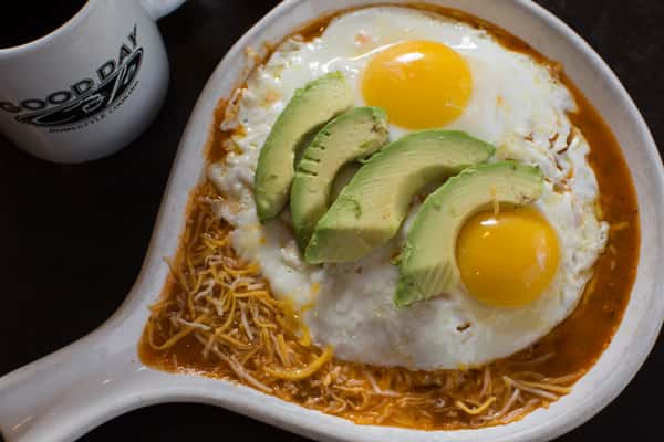 STACKED ENCHILADA BREAKFAST