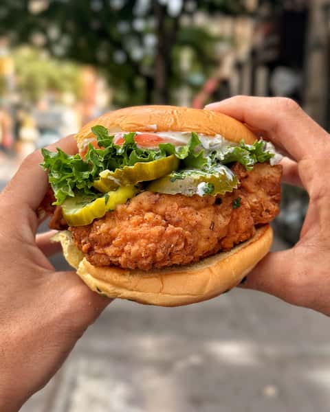 chicken burger