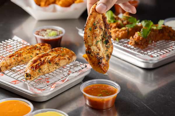 dipping fried food
