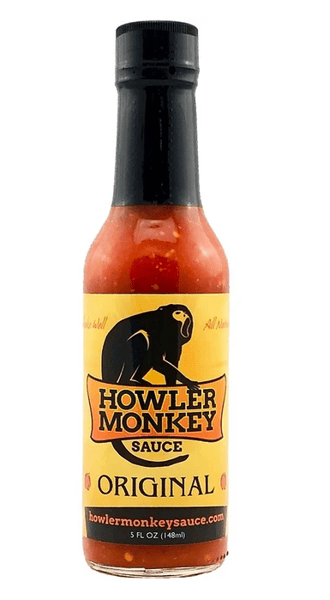 Howler Monkey Hot Sauce Bottle