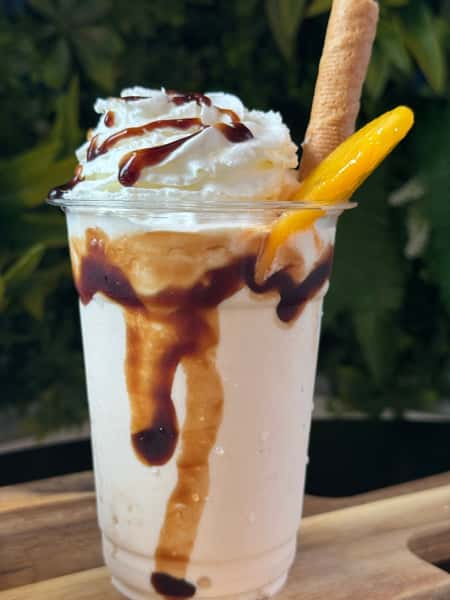 August- Peaches n' Cream Shake