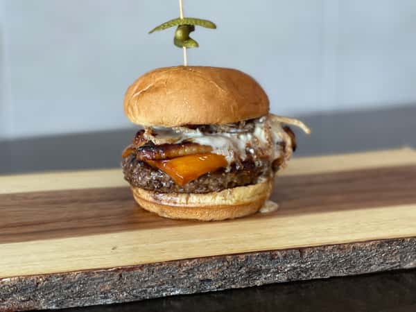 July- The Boujee BBQ Burger