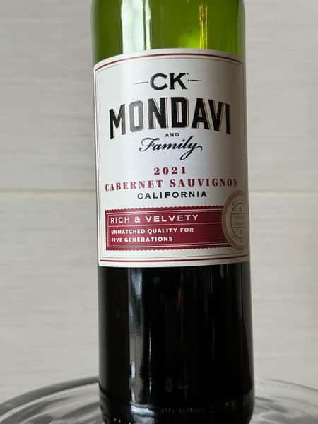 Cabernet BOTTLE CK Mondavi
