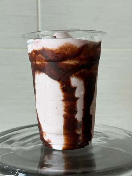 Vegan Chocolate Covered Strawberry Shake