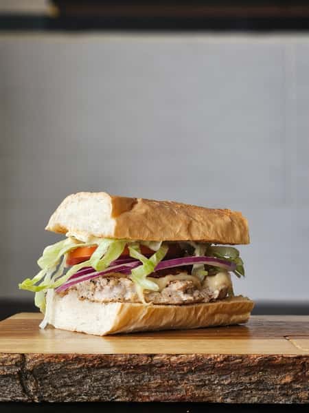 Cordon Bleu Chicken Burger