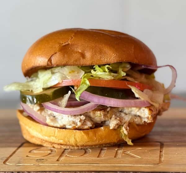 Old Skool All Natural Chicken Burger