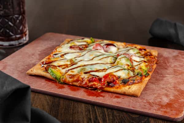 Avocado Caprese Flatbread