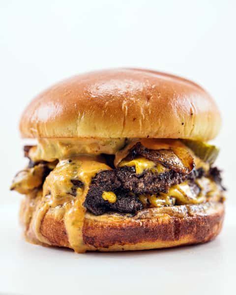 Double Happy Smash Burger