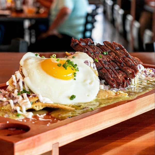 Steak and eggs