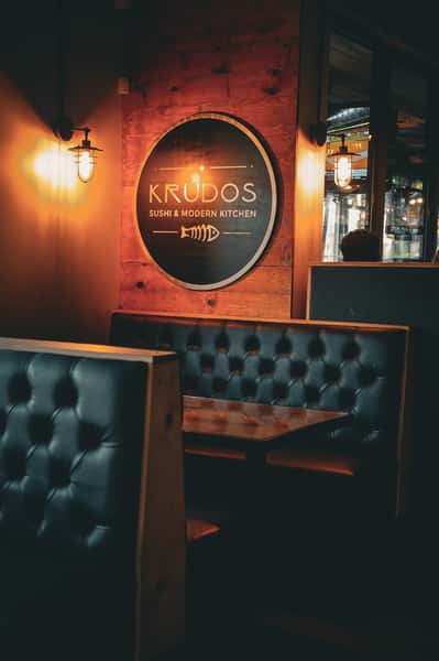 Interior booth seating