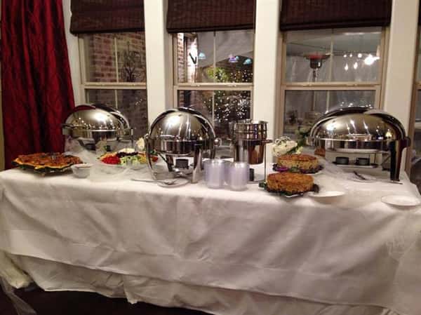 buffet table