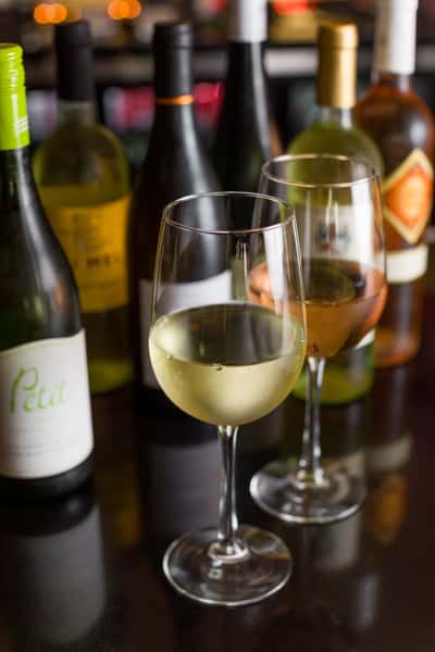 Emporium Thai's White Wine Selection 