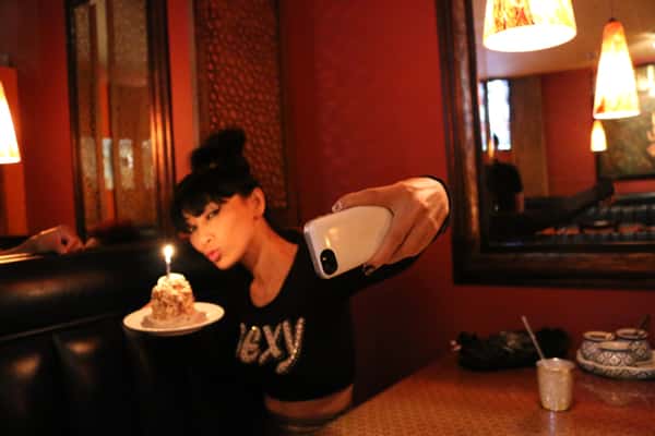 Bai Ling always find time to come enjoy meals at Emporium Thai