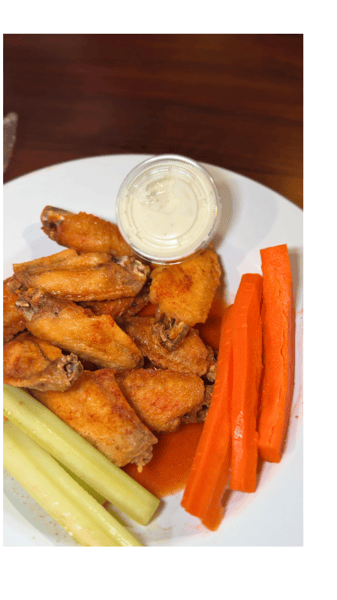 Hot Juicy Wings (No Fries)