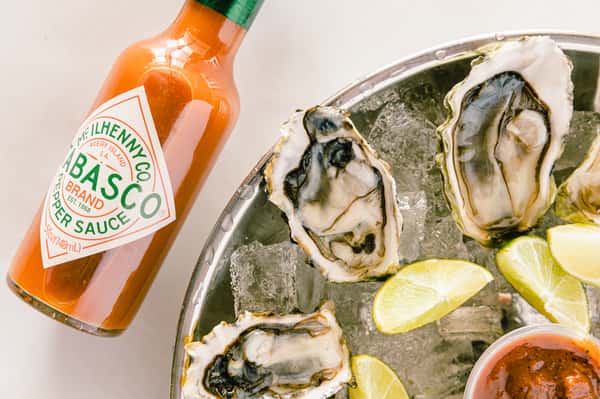 Raw Half Shell Oysters