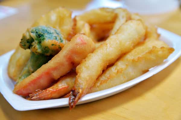 Combo Tempura Teriyaki Mains Jinza Teriyaki Japanese Restaurant in Pomona, CA