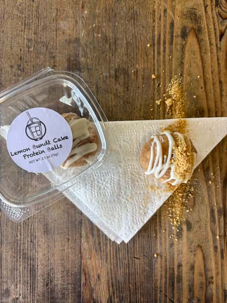 Lemon Bundt Cake Protein Balls (2 Pack)