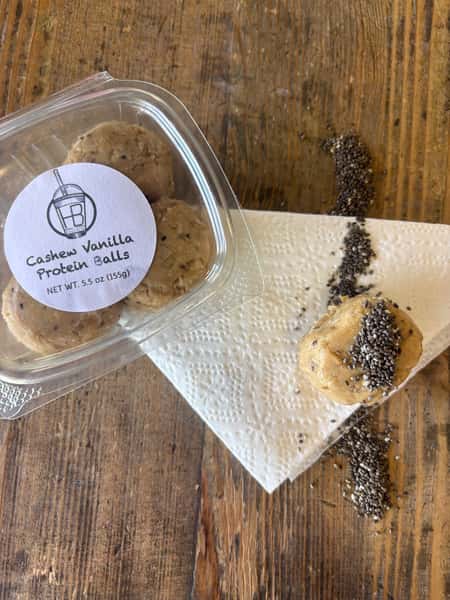 Cashew Vanilla Protein Balls (4 pack)