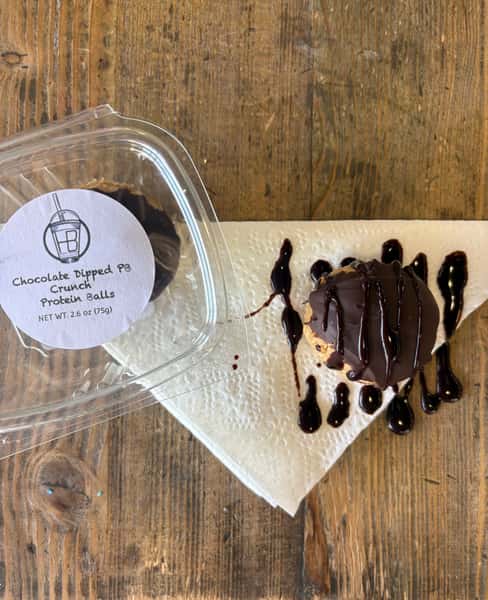 Peanut Butter Crunch with Chocolate Dip Protein Balls (2 pack)