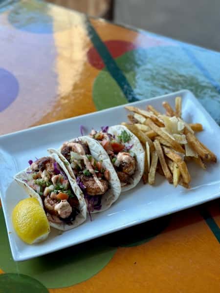 BLACKENED SHRIMP TACOS