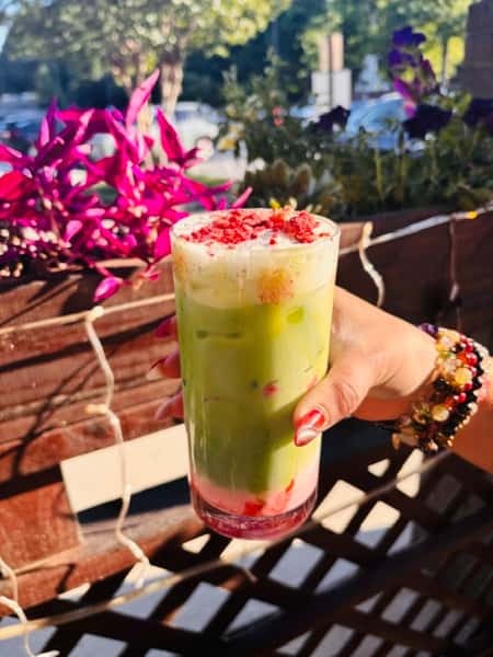 Strawberry Matcha Latte